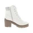 thumbnail image 2 of Wild Pair  Womens Bentli P Nubuck Embellished Combat & Lace-up Boots, 2 of 3