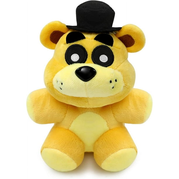 Golden Freddy Peluche 6.5 Pouces Cinq Nuits Bonnie Foxy Chica Springtrap Glamrock Freddy Peluches chez Freddy s Peluches d Animaux Ours Dore