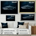 thumbnail image 4 of Designart "Domain Of The Tiger Shark II" Shark Canvas Prints, 4 of 7