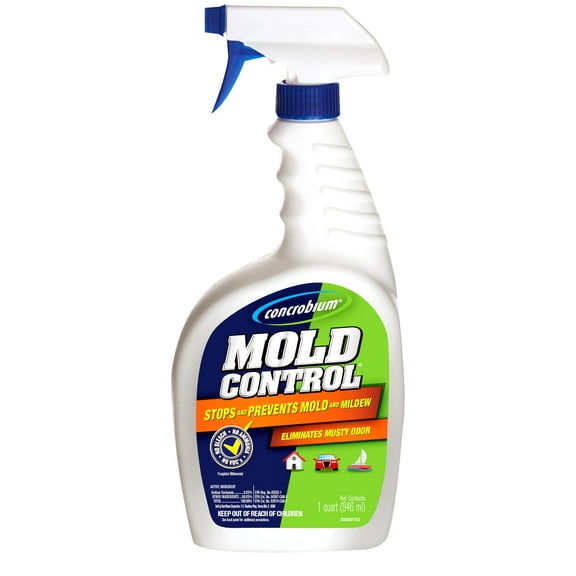 Concrobium Mold Control, 32 oz Spray â€“ Eliminates & Prevents Mold â€“ EPA-Registered, Bleach-Free, Odorless, VOC-Free