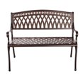 thumbnail image 1 of Banc de parc Perry en aluminium coulé à assembler, 1 of 4