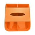 thumbnail image 4 of Car Armrest Box Storage Box Center Console Organizer Tray, Interior Accessories,Multifunctional Paper Box Middle Storage Rack Orange, 4 of 8