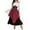 Black2, variant on VOGUES Renaissance Dress Asymmetrical Skirt, Long Dress, Top, And Waist Cincher Set - Red Xs Festival Outfits For Women