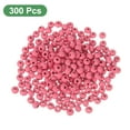 thumbnail image 3 of 300Pack 8mm Colored Natural Wood Beads, Large Hole Round Colorful Wooden Spacer Beads  (Red), 3 of 6