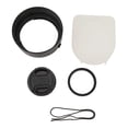 thumbnail image 2 of Camera Lens Hood ES 65B 43mm Camera Lens Hood With  HD Filter Lens  For RF50mm F1.8  For R50 R6 R5 R8 Camera, 2 of 8