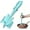 Aqua, variant on Meat Chopper for Hamburger, Premium Heat Resistant Masher and Smasher for Ground Beef, Ground Turkey and More, Nylon Ground Beef Chopper Tool and Meat Fork, Non Stick Mix Chopper (black)