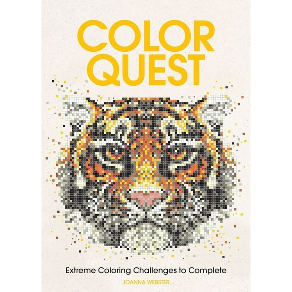 Color Quest: Extreme Coloring Challenges to Complete (Paperback ...