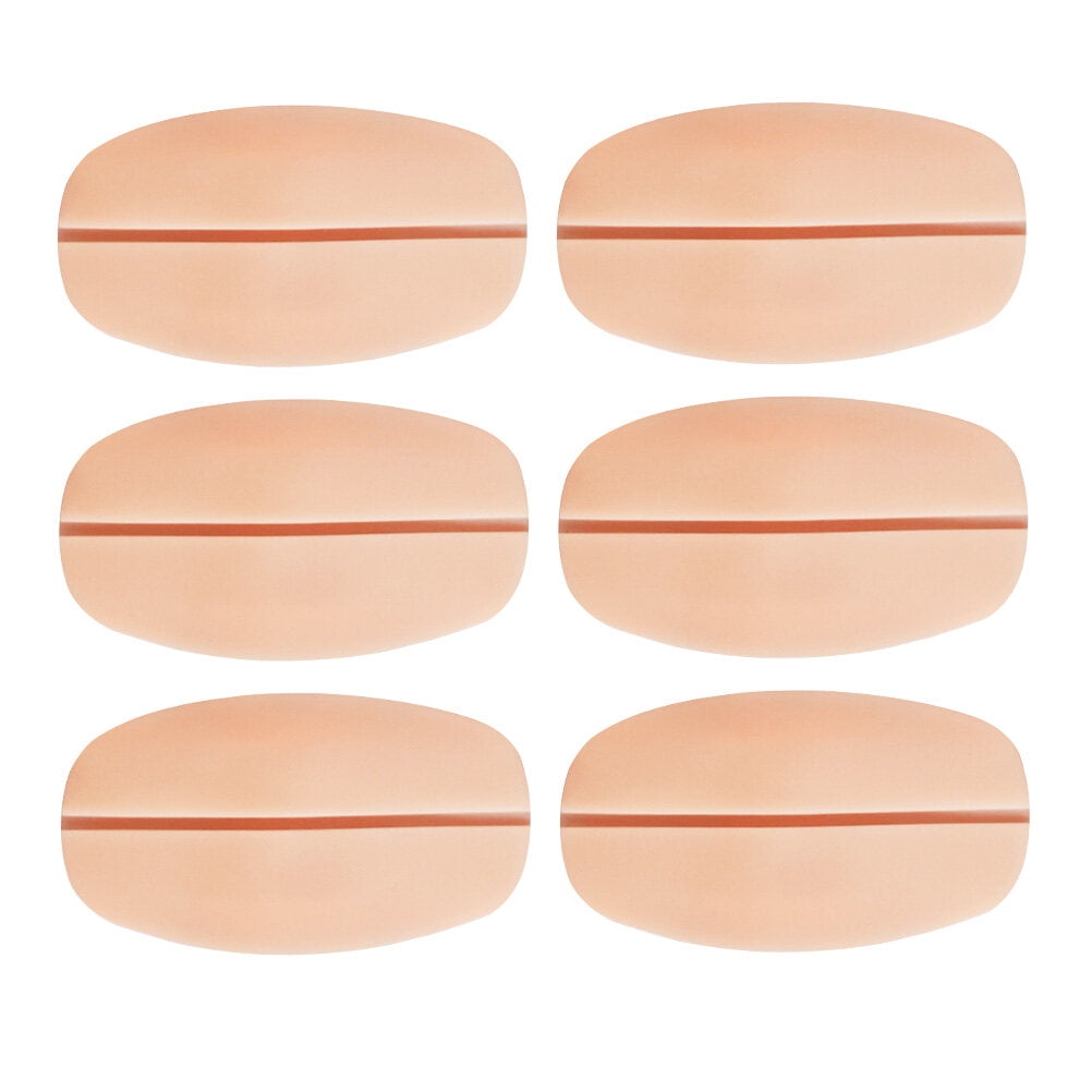 6PCS Silicone Shoulder Pads Nonslip Invisible Shoulder Pad