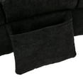 thumbnail image 5 of Syngar Modern Linen Chaise Lounge, Ergonomic and Massage, Gray/Beige (Set of 1), 5 of 9