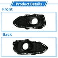 thumbnail image 5 of Unique Bargains Front Left Fog Light Grill No.71108T5HH60 Front Lower Bumper Fog Light Cover Inserts for Honda Fit 2018-2019 Black ABS, 5 of 6