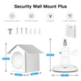 thumbnail image 2 of Yeacher Housse de Protection Support Mural Compatible avec Caméra Extérieure Wyze Cam et Station de Base Forme Toit Résistant aux Intempéries Protection Complète pour Caméra Intérieure Extérieure, 2 of 8
