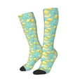 thumbnail image 2 of Balery Yellow Lemon Fun Novelty Socks Men'S Women'S Crew Socks Funny Crazy Novelty Socks Quirky And Cool Socks, 2 of 9