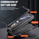 thumbnail image 5 of Funda para Samsung Galaxy Z Fold 4, Z Fold 4 con bisagra protectora [con soporte para bolígrafo S] [soporte integrado] Funda protectora antiarañazos y golpes para Samsung Z Fold 4-negro mate, 5 of 5