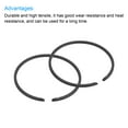 thumbnail image 4 of Uxcell 2Pack Piston Ring Set Standard Size Fit for Chainsaw Replace Part 44x1.5mm, 4 of 5