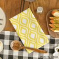 thumbnail image 3 of Yellow Floral Leaves Boho Kitchen Towels Dish Towels, 18x26 Inch Seasonal Decoration Hand Towels Set of 4, 3 of 6