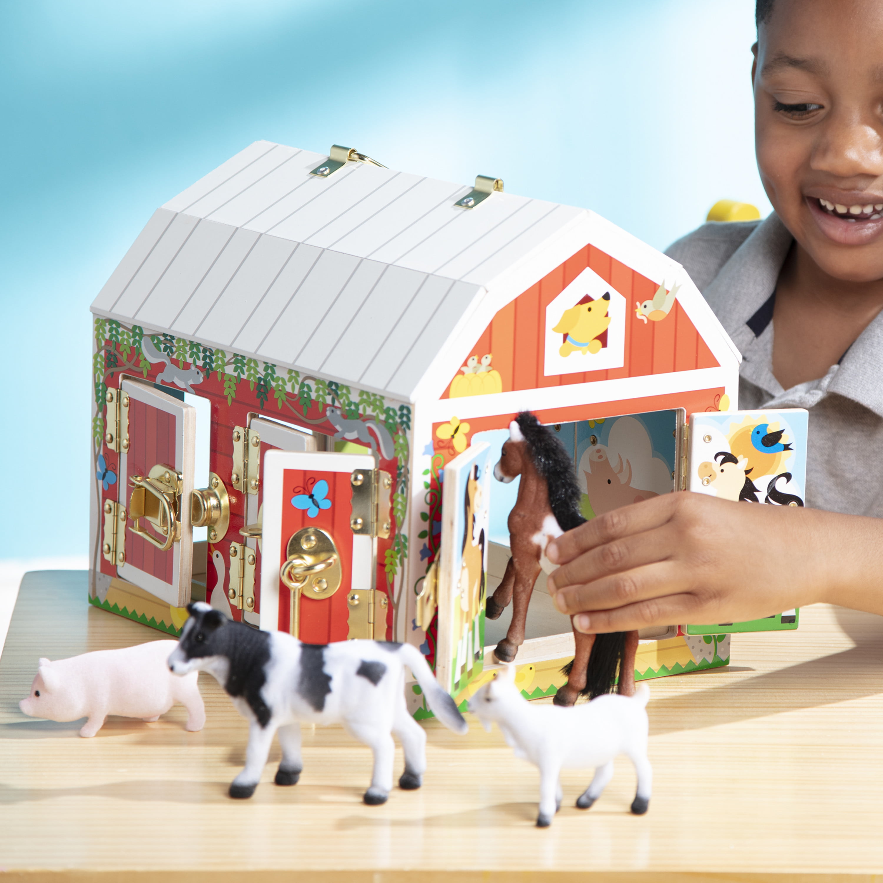 Melissa & Doug Latches Barn Toy 3 years Brand New
