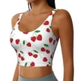 thumbnail image 2 of Sports Bras For Women Workout Tank Tops, Cute Love Berry Running Vest With Removable Cups, 2 of 2