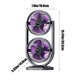 thumbnail image 3 of Ventilador portátil de escritorio de doble cabezal | Batería recargable por USB de 3000 mAh | Tres velocidades ajustables | Gran potencia eólica | Silencioso y ahorrador de energía | Para uso en, 3 of 7