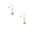 thumbnail image 2 of Delight Jewelry Silvertone Mini 3-D ''Big Sister'' Heart Gold Tone Infinity French Earrings, 2 of 4