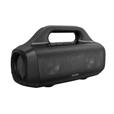 AOLIGEI Soundcore Motion Boom Portable Outdoor Bluetooth Speaker with Titanium Drivers IPX7 Waterproof 24H Playtime, Black