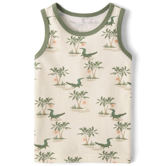 The Children's Place Baby & Toddler Boys Printed Sleeveless Tank Top, Sizes 6M-5T