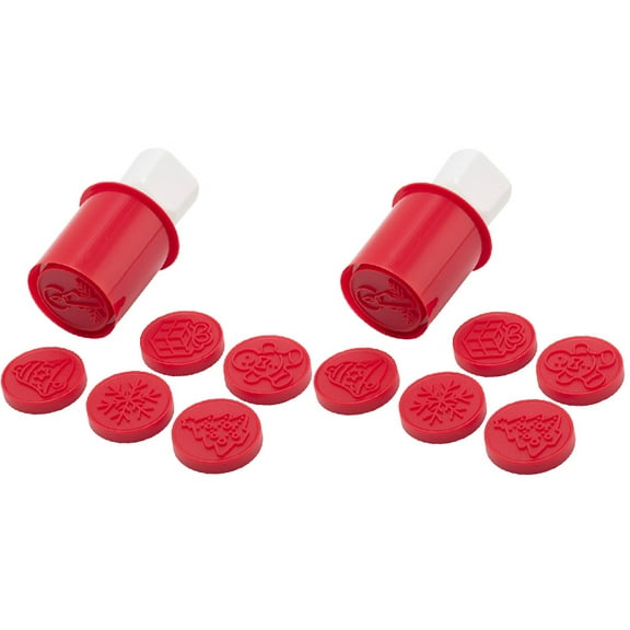 14 Count Christmas Cookie Molds Set for Seasonal Sweet Treats and Gifts
