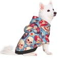 thumbnail image 2 of Balery music Skull record Retro Sudadera con Capucha para Perros Pequeños – Ropa para Mascotas, Disfraz para Perros y Gatos, Ideal para Fiestas y Cosplay-Medium, 2 of 7