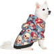 thumbnail image 2 of Fotbe music Skull record Retro Sudadera con Estampado para Perros Pequeños – Suéter con Capucha para Mascotas, Tela Suave de Forro Polar con Bolsillo-Medium, 2 of 7