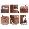 thumbnail image 5 of GOIACII Backpack Purse for Women Travel Backpack PU Leather Ladies Handbag Designer Ladies Fashion Travel Shoulder Bags with Tassel, 5 of 8