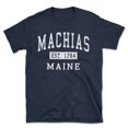 thumbnail image 1 of Machias Maine Classic Established Men's Cotton T-Shirt, 1 of 1