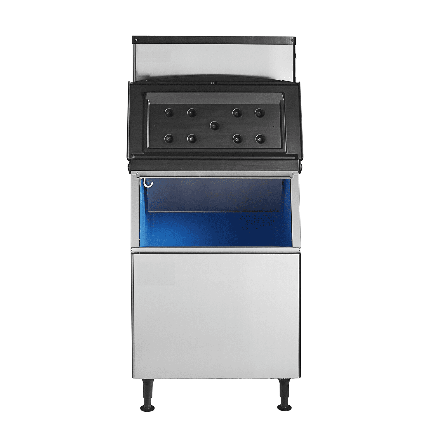 Cooler Depot 1000 lb/Day Commercial Ice Maker Machine, Stainless Steel Freestanding Ice Machine for Restaurant, Bar & Hotel, ETL Certified