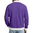 thumbnail image 6 of Men Polo Shirt Casual Lightweight Long Sleeve Shirt Solid Textured Waffle T Shirts Collared Golf Shirts, 6 of 8