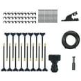 thumbnail image 2 of BXIRSM 360°Drip Irrigation System With Brass Nozzles,Garden Watering Plant Mister Kit For Patio Lawn,49Ft, 2 of 3