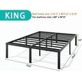 thumbnail image 3 of Metal Bed Frame -  Heavy-Duty Full Platform Bed Frame No Box Spring Needed, Easy Assembly, Noise-Free, Sturdy Mattress Foundation, Underbed Storage Space, 3 of 14