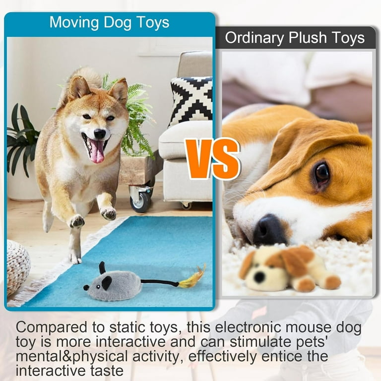 Fake Mouse Moving Dog Toy