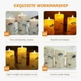 thumbnail image 3 of MesaSe Birch Bark Candle Light Battery Operated Candles LED Pillar Lamps Romantic Flameless, 3 of 6