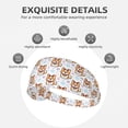 thumbnail image 3 of Cute Antlers Corgi Dog Snowflake Headbands for Women Men, Workout Elastic Sweat Band for Yoga Running Cycling Gym Exercise Non Slip Head Bands for Women's Hair, 3 of 5
