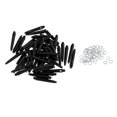 thumbnail image 1 of 50 Pack Ejes Shafts 2BA Darts Rod STEMS Piezas de Dardos con s de Protección, Rosca de Tornillo Estándar Ajuste La Mayoría de Los Dardos Y Encaj 35 mm negro Macarena flechas de dardos, 1 of 8