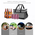 thumbnail image 6 of Yougu 48 Can Soft Sided Cooler Bag with Extra Large Insulated Bag,Grey, 6 of 9