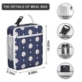 thumbnail image 3 of Team Sports Lunch Box Gift Set - Insulated Cooler Bag for Baseball, Football, Basketball, Volleyball Fans - Personalized Team Meal Tote Idea, 3 of 6