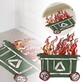 thumbnail image 1 of Interesting Irregular Carpet Interesting Garbage Firefighting Irregular Carpet Carpet Indoor and Outdoor Carpet（The Longest Side Is 80cm）, 1 of 5