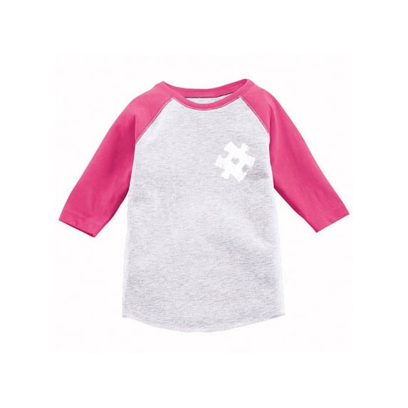 Awkward Styles Autism Puzzle Jersey Shirt for Toddlers Kids Autism Awareness Shirt Autism Awareness Puzzle Baseball Shirt Autism Jersey Tshirt for Boys Autism Puzzle 3/4 Sleeve Shirt for Girls