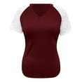 thumbnail image 4 of Bogo Womens Tops Trendy Going Out Womens Tops Short Sleeve Dressy/Casual Blouses For Women Long Sleeve Black V Neck T Shirts For Women 3/4 Sleeve, 4 of 5