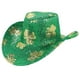thumbnail image 5 of Sombrero De Vaquero Con Lentejuelas, Sombreros Verdes Del Día De San Patricio Para Disfrazarse De Baile Festivo, 5 of 7
