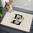 thumbnail image 3 of 2x3 Ft Entryway Area Rug, Letter E Kitchen Rug Runner Washable Floor Mat, Monogram Words Non Slip Indoor Door Mat Throw Carpet for Bathroom Living Room Bedroom, 3 of 8