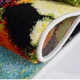 thumbnail image 4 of Ladole Rugs Contemporary Painting Flowers Style Made by Machine Area Rug Carpet in Multicolor, 7x10 (6'5" x 9'5", 200cm x 290cm), 4 of 4