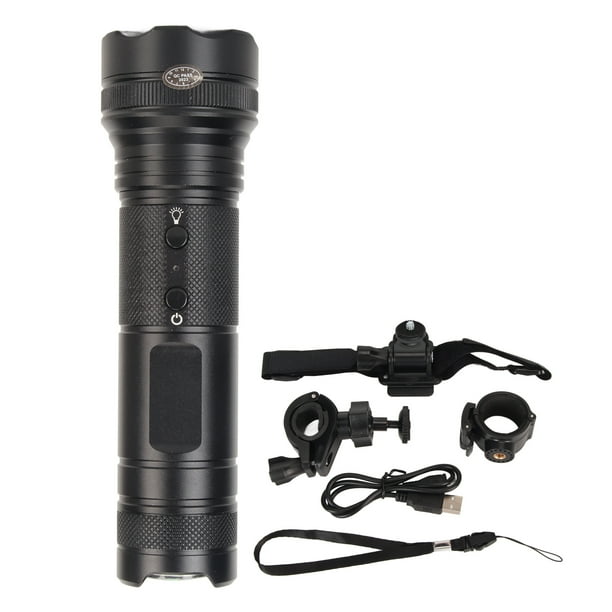 Cámara con linterna LED 1080P IP66, resistente al agua, 5 modos de iluminación, grabadora de vídeo con brújula para casco de bicicleta.