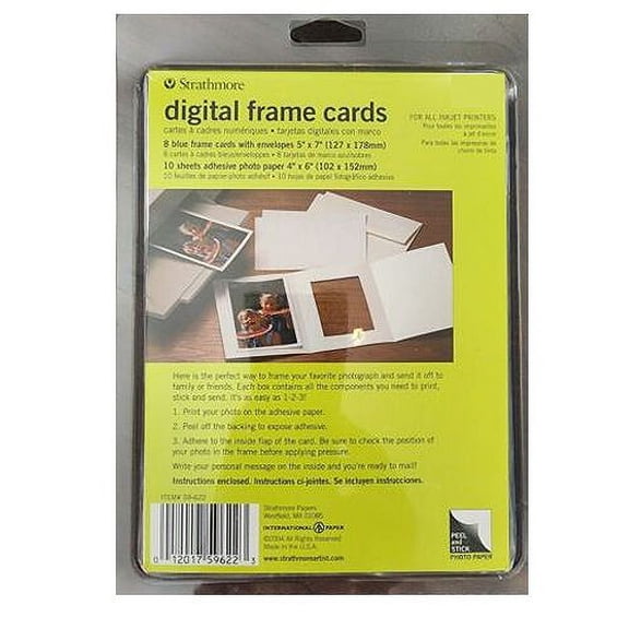 STR DIGITAL FRAME CARDS WHITE