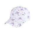 thumbnail image 3 of HuangHuanChen Baseball Cap For Women Men with Diamonds Butterfly Pattern Adjustable Breathable Casual Sports Cap Hat Rhinestone Ponytail Mesh Shiny Bling Baseball Cap Unisex Purple One Size, 3 of 4