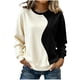 thumbnail image 3 of TaTaai Women's Printed Loose Long Sleeve Sweatshirt, Fashion Round Neck Casual Top, Lightweight Soft Style, Ideal for Dating Party Work Home Wear Gift, 3 of 5